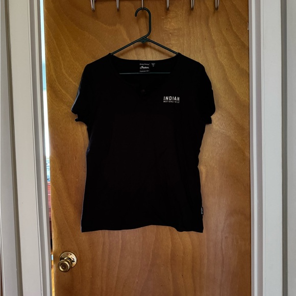 Indian Motorcycle Black Short Sleeve Tee - Picture 1 of 3